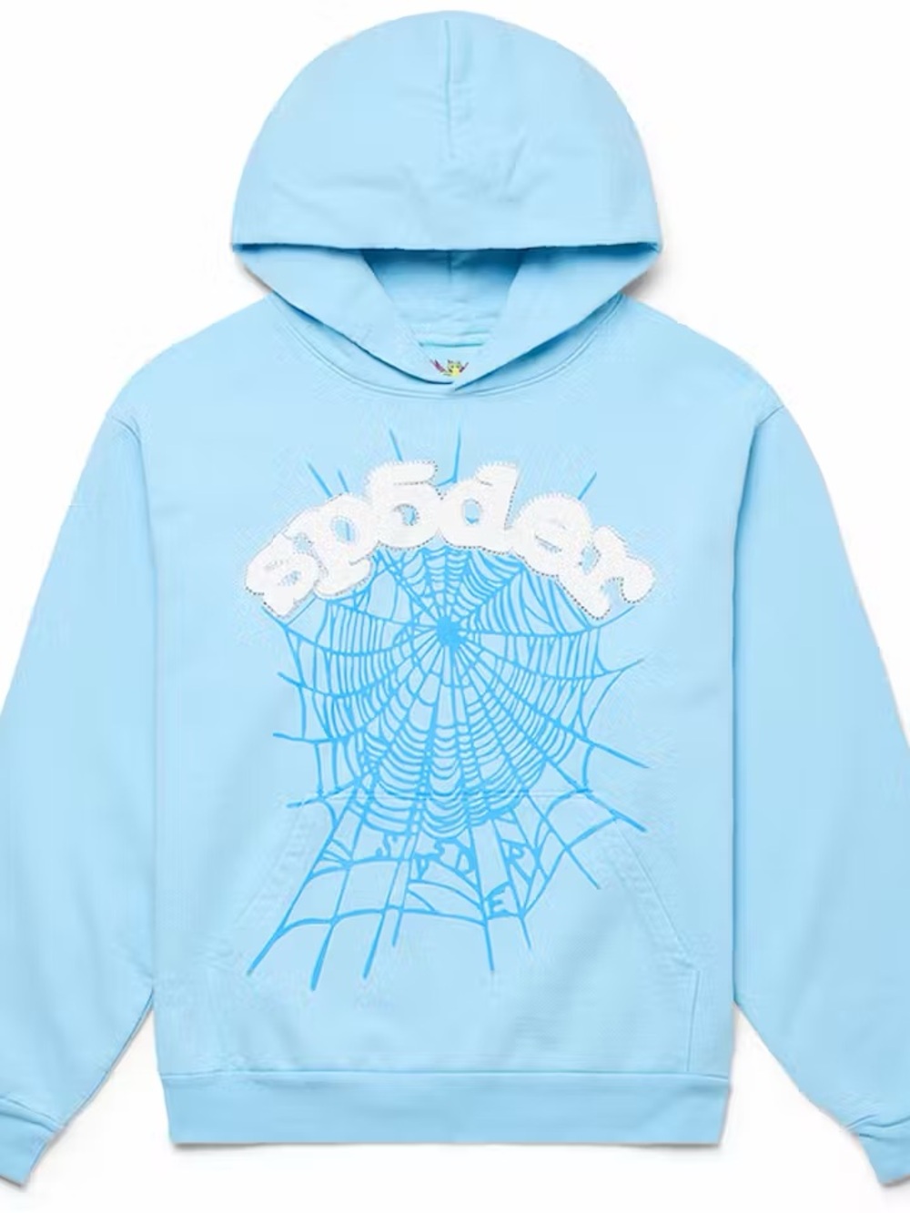Sp5der Web Hoodie Sky Blue